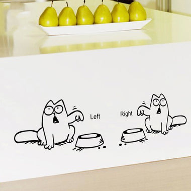 Amusing Cat Wall Sticker