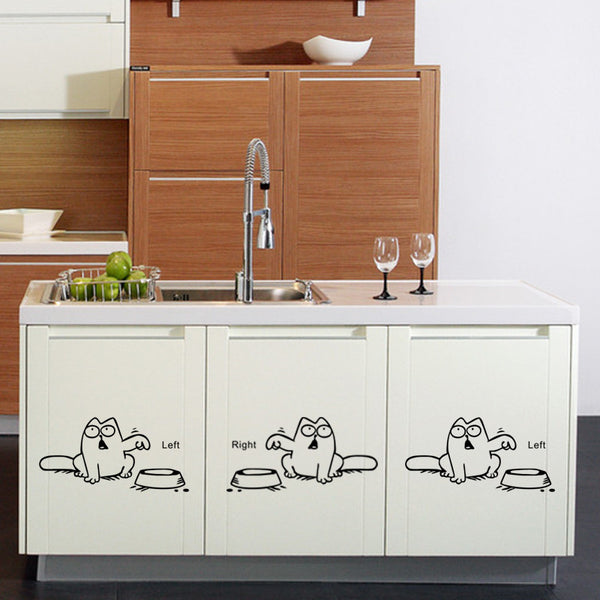 Amusing Cat Wall Sticker